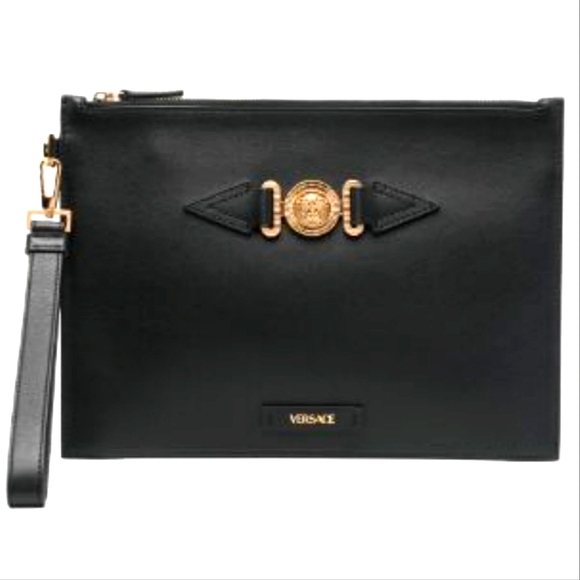 NWT VERSACE LARGE CLUTCH